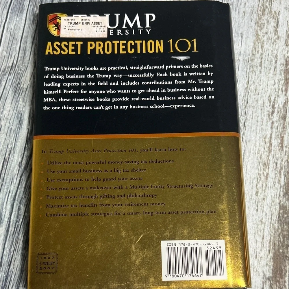 Trump University Asset Protection 101 | Tax & Legal Strategies of the Rich